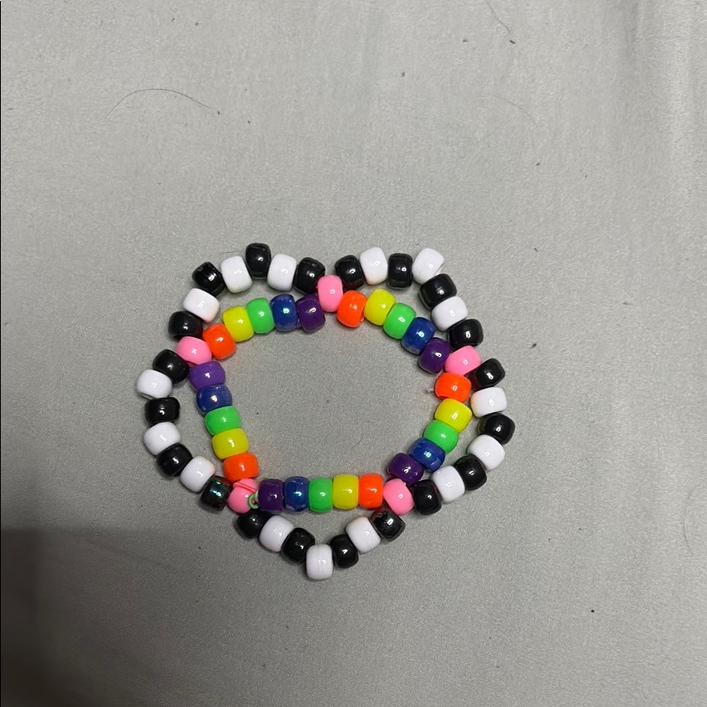 Rainbow Kandi handmade